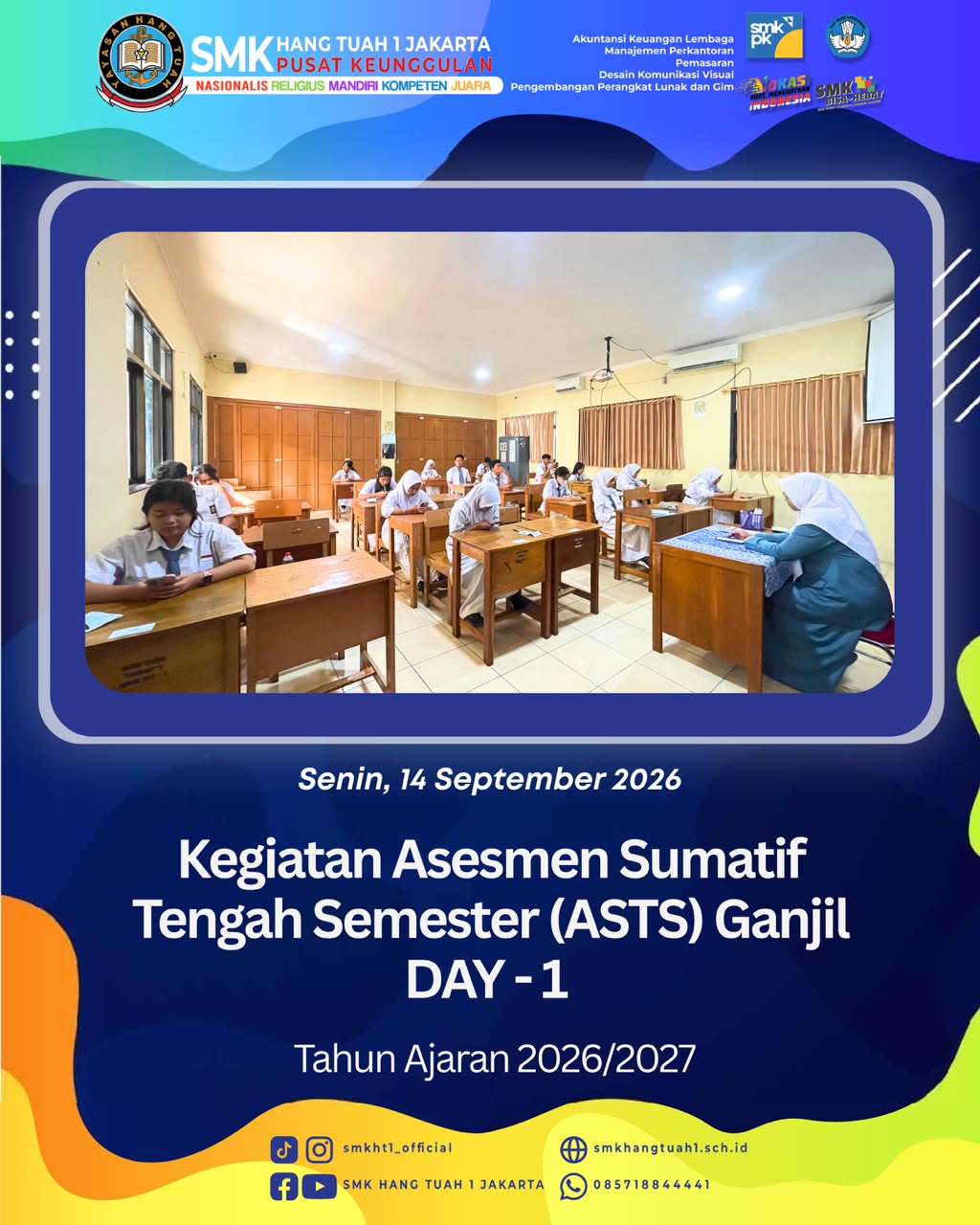TETAP SEMANGAT & FOKUS DI HARI PERTAMA ASTS GANJIL! 🔥💻